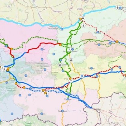 Завършване на магистралите Хемус Струма Черно море Европа и Русе