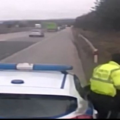 Турският шофьор който получи шамар от български полицай спрял го