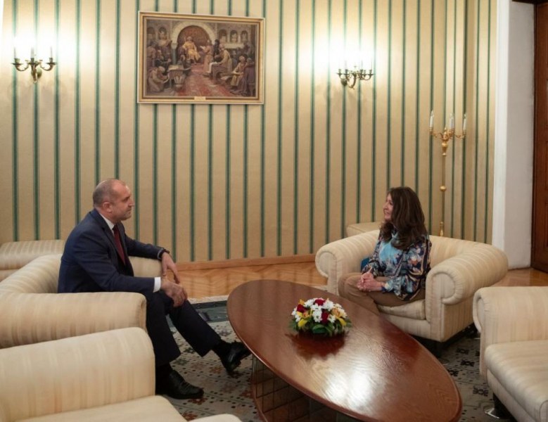 Румен Радев проведе среща с посланика на САЩ Херо Мустафа