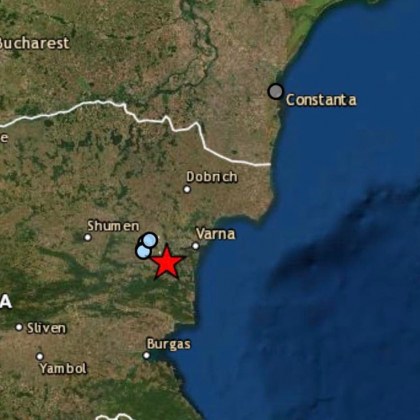 Земетресение с магнитуд 3 4 по Рихтер е регистрирано в района на