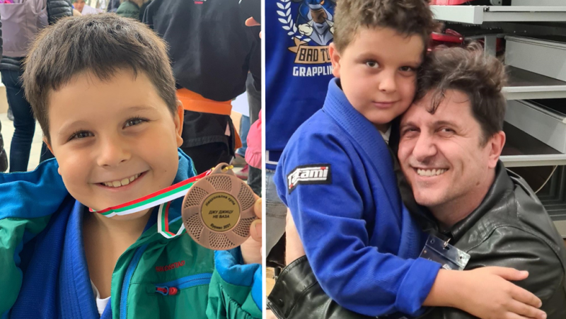 Синът на Асен Блатечки грабна първия си медал по жиу-жицу