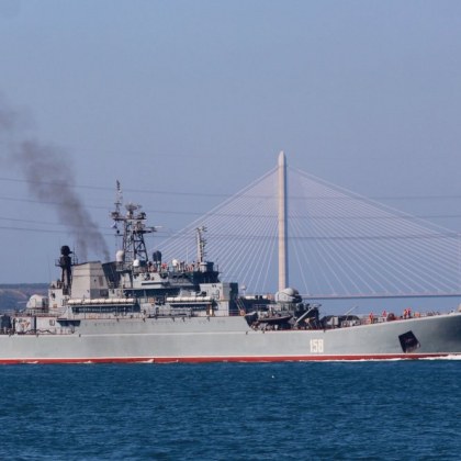 Командир на големия десантен кораб от руския Черноморски флот Цезар