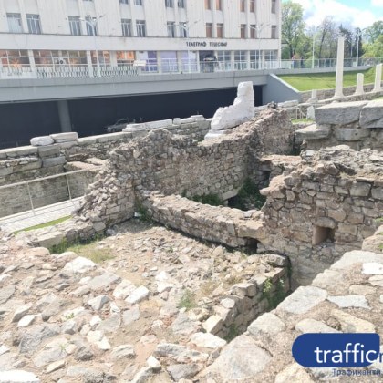 Форум Север най представителната част от древния площад на Филипопол