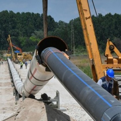 Проектът за доставка на алтернативен природен газ чрез газовата връзка