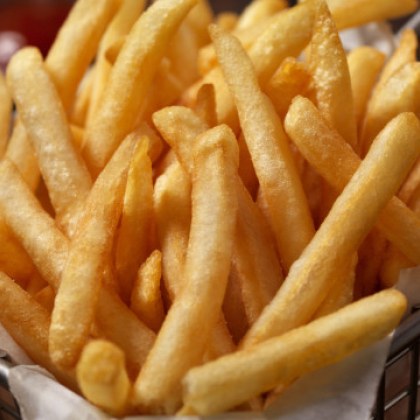 Пържените картофи купени към хамбургер или меню са най изхвърляната храна