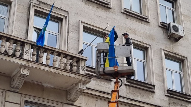 Председателят на СОС Георги Георгиев определи свалянето на украинското знаме