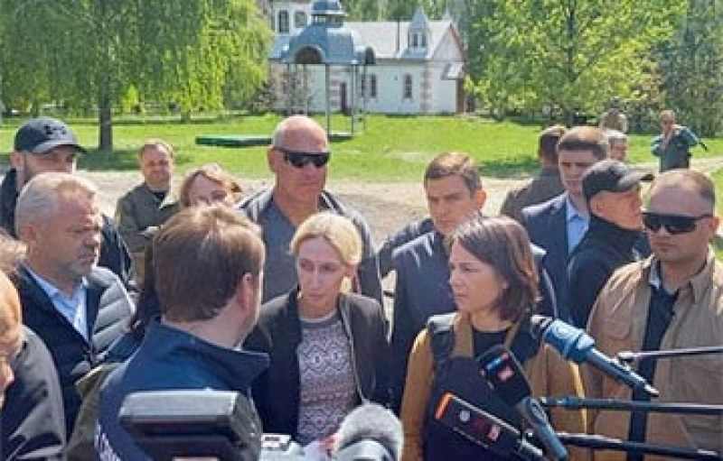Германският външен министър пристигна внезапно в Украйна
