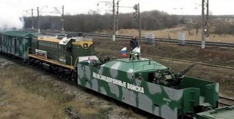 Украйна е унищожила брониран влак край Мелитопол?