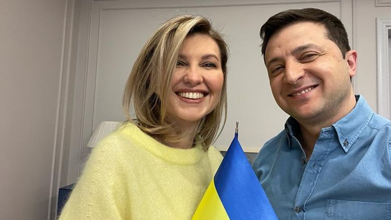 Първата дама на Украйна Олена Зеленска даде интервю със съпруга