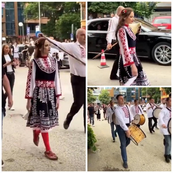 Абитуриентка в Пловдив разби клишето, появи се на бала в народна носия ВИДЕО