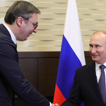 Руският президент Владимир Путин и сръбският му колега Александър Вучич