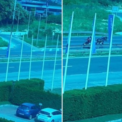 Водач на каруца предизвика изненадващи погледи по магистрала Хемус Смел