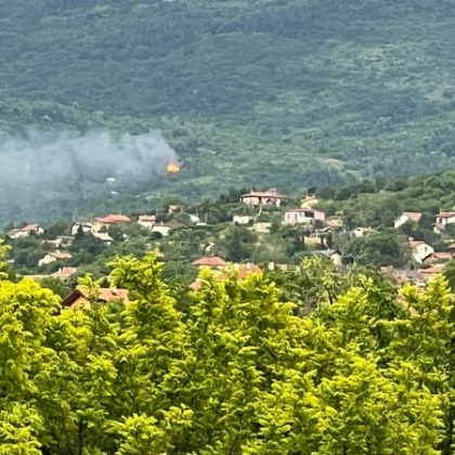 Пожар гори над Браниполе СНИМКИ