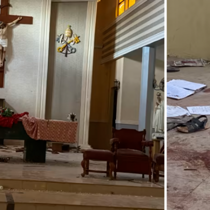 Докато нападателите откриха огън по поклонници в католическа църква в