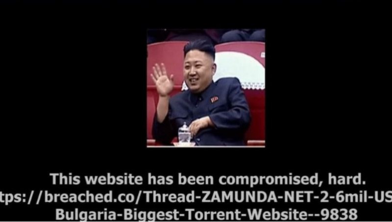 Торент сайтът Замунда е бил атакувана от хакери, съобщават потребители