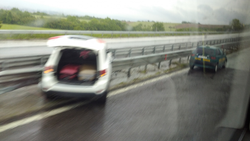 Поредното пътнотранспортно произшествие на автомагистрала Тракия.Катастрофа е станала тази сутрин