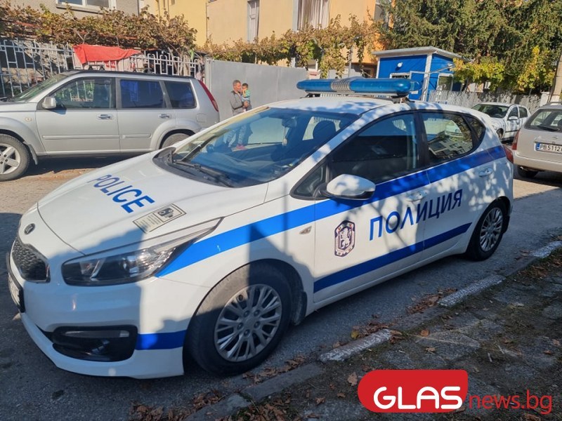 Порше си спретна гонка с полицията в Пловдив.Вчера сутринта, при