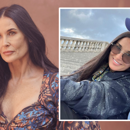 Деми Мур сподели първи снимки с новото си гадже