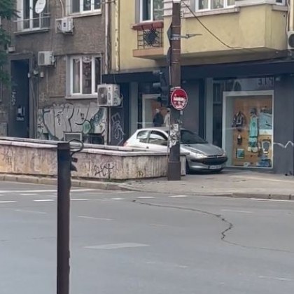 Шофьор с Пежо успя да втрещи всички СНИМКИ