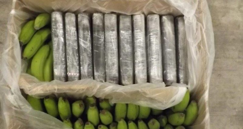Откриха тонове кокаин в пратки с банани