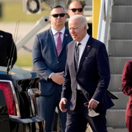Президентът на САЩ Джо Байдън пристигна на петдневна визита в