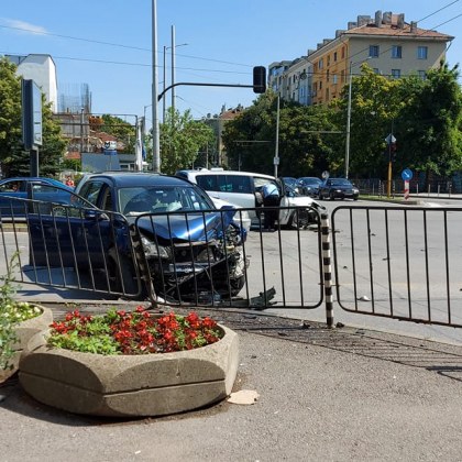 Катастрофа стана днес на бул Тодор Александров в София Две