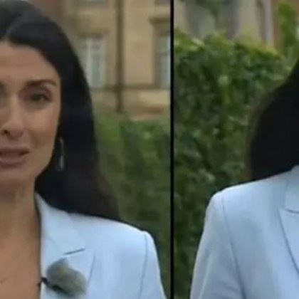 Репортер на BBC избухна в сълзи по време на живо предаване ВИДЕО