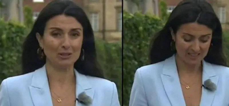 Репортер на BBC избухна в сълзи по време на живо предаване ВИДЕО