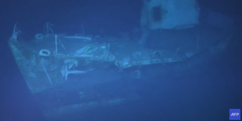 Откриха най-дълбоко потъналия кораб в света ВИДЕО