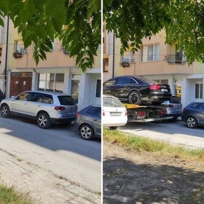 След неправилно паркиране: Пътна помощ изкърти огледало на джип