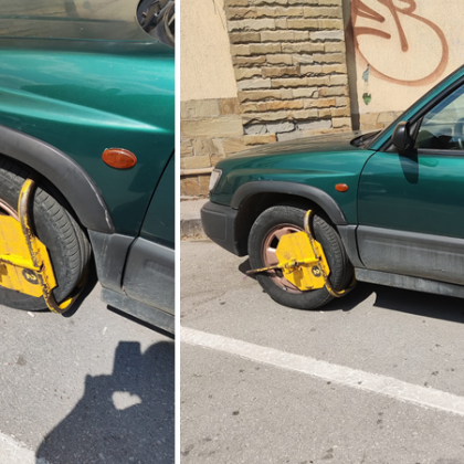 Неприятна случка от Велико Търново сложиха скоба на автомобил