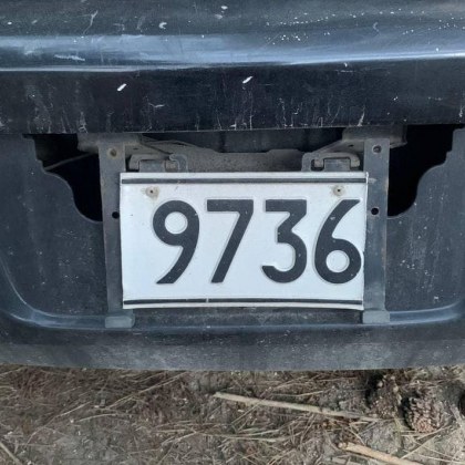 Отрязаха номера на украински автомобил във Варненско СНИМКА