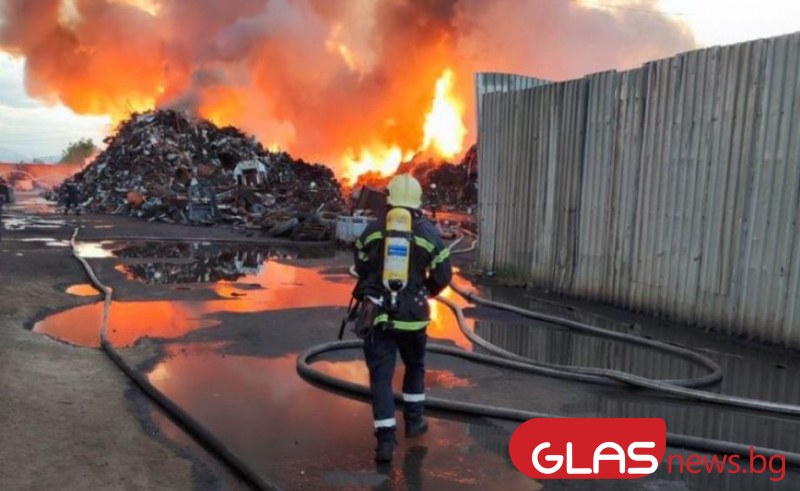 Пожар изпепели стопанство край Пловдив