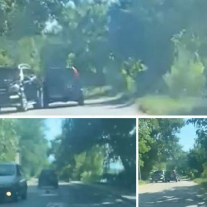 Кола влезе в насрещното край Гребната и блъсна няколко коли ВИДЕО