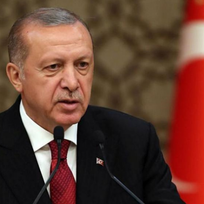 Президентът на Турция Реджеп Тайип Ердоган заяви днес че страната
