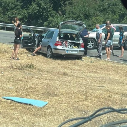 Очевидци съобщават за тежка катастрофа случила се на Аксаковския баир