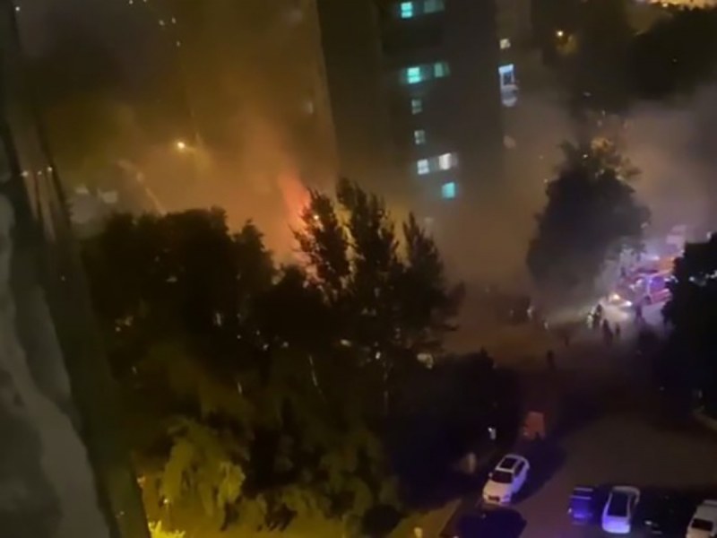 В Москва снощи е избухнал пожар в един от хостелите.
