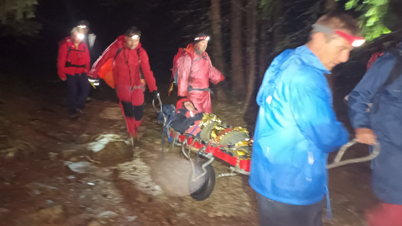 Планински служители спасиха пострадала френска туристка СНИМКИ