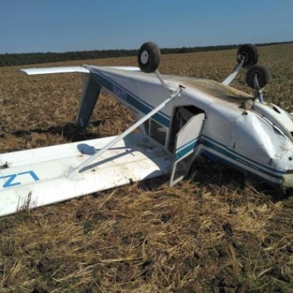 Малък самолет се разби край Созопол Пилотът 55 годишен мъж от