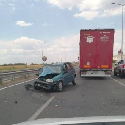 Тежка катастрофа стана преди минути до Пловдив Инцидентът е на Асеновградско