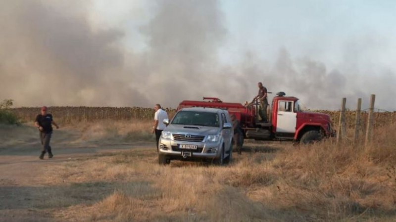 Няколко общини в Хасковско са в бедствено положение заради пожарите