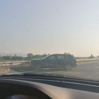 Движението при км 283 на автомагистрала Тракия в посока Бургас