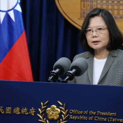 Тайванската президентка Цай Ингвен каза днес че Китай и Русия