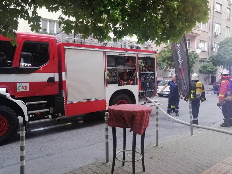 Пожар е избухнал в ресторант в центъра на столицата. Инцидентът