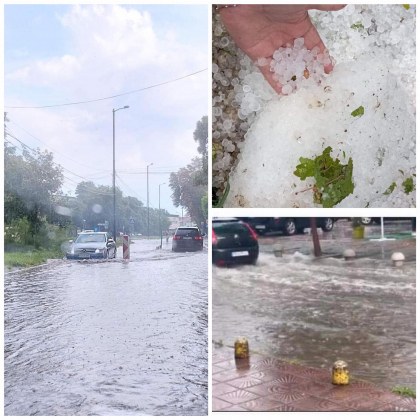 Пороен дъжд наводни улици и булеварди в Пазарджик Затова сигнализрат