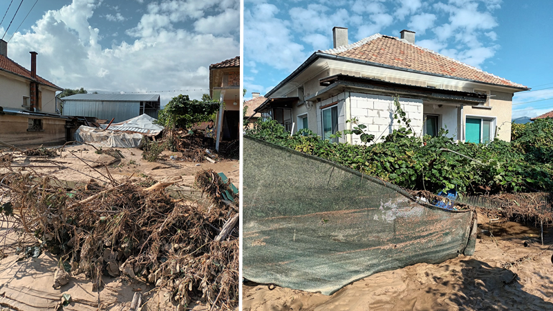 Потресаващи СНИМКИ показват разрушен дом от бедствието в Карловско. 375 лв. ще помогнат ли?