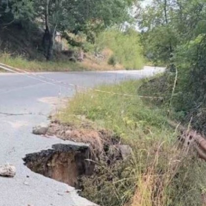 Агенция Пътна инфраструктура започва укрепване на пропадналия участък между Копривщица