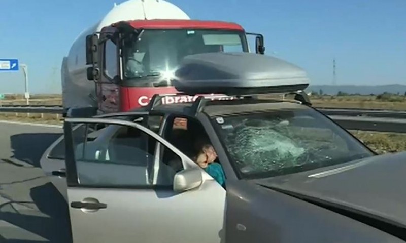 Симулация на катастрофа затвори Северната тангента в София СНИМКИ