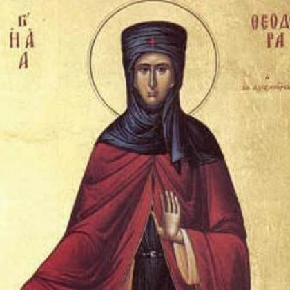 На днешния ден Църквата отбелязва паметта на преп Теодора Александрийска