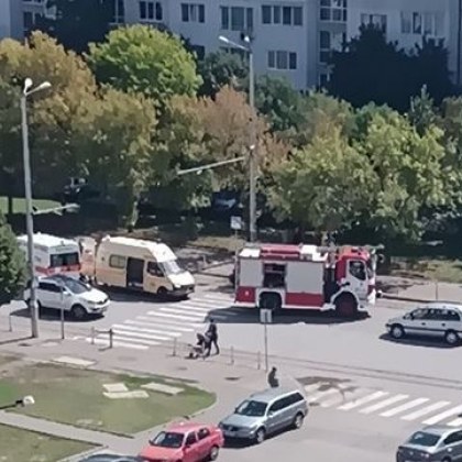 Инцидент е станал този следобед в София сигнализират очевидци Линейка и